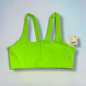 FP MOVEMENT Never Better Sports Bra in Lime Glow Green Size Medium (NWT)